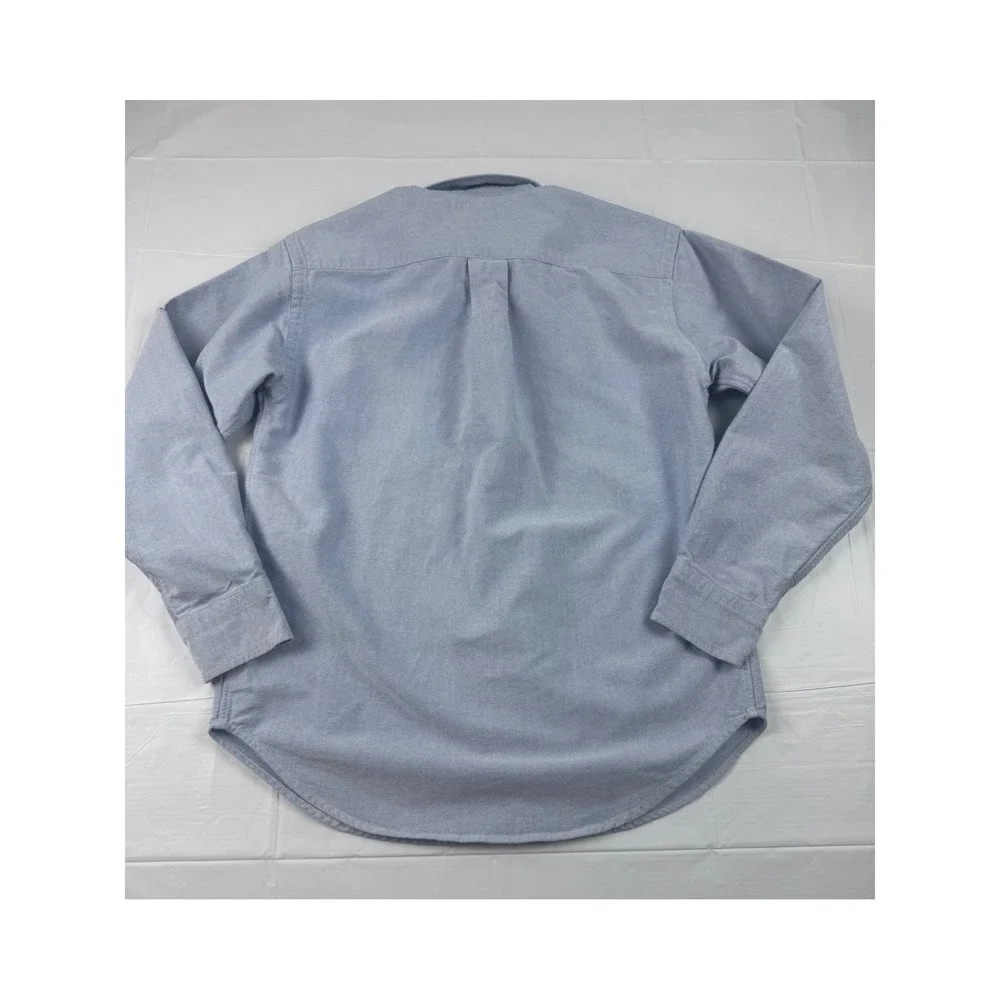 Ralph Lauren Boys Light Blue Oxford Button Down Shirt‎ Size 10 Long Sleeve Pony